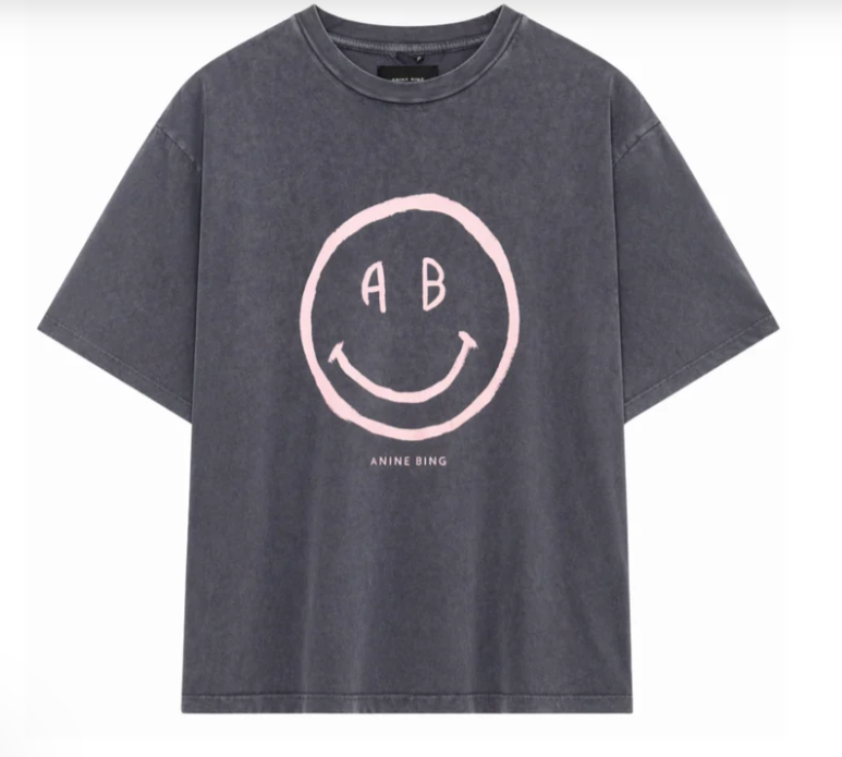 Camiseta Anine gris smiley